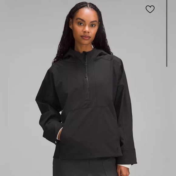 Lululemon - Water-Repellent Hooded Anorak - Black - Picture 1 of 8